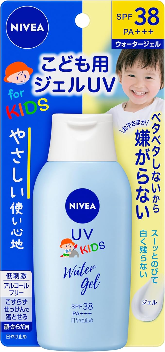 【花王】　ニベアＵＶ　ウォータージェルこども用　ＳＰＦ３８　１２０ｇ