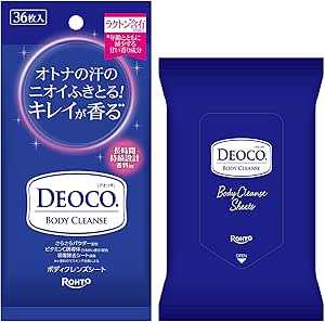 【ロート製薬】　デオコ ボディクレンズシート　３６枚