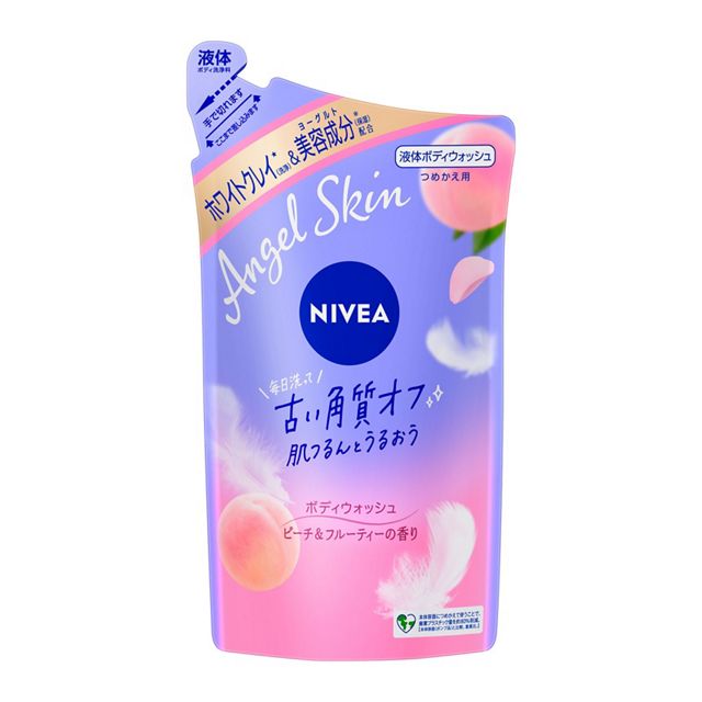 ニベア　エンジェルスキン　ボディウォッシュ　ピーチ＆フルーティーの香り　詰替３６０ｍｌ