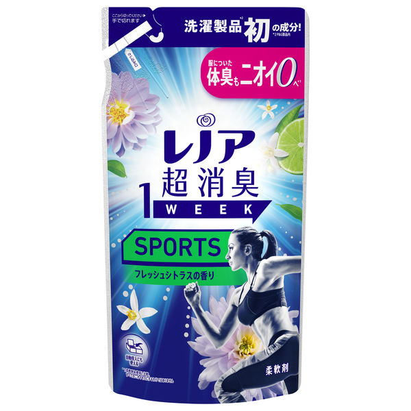 レノア超消臭１ｗｅｅｋＳＰＯＲＴＳフレッシュシトラスの香りつめかえ用　３４０ｍｌ