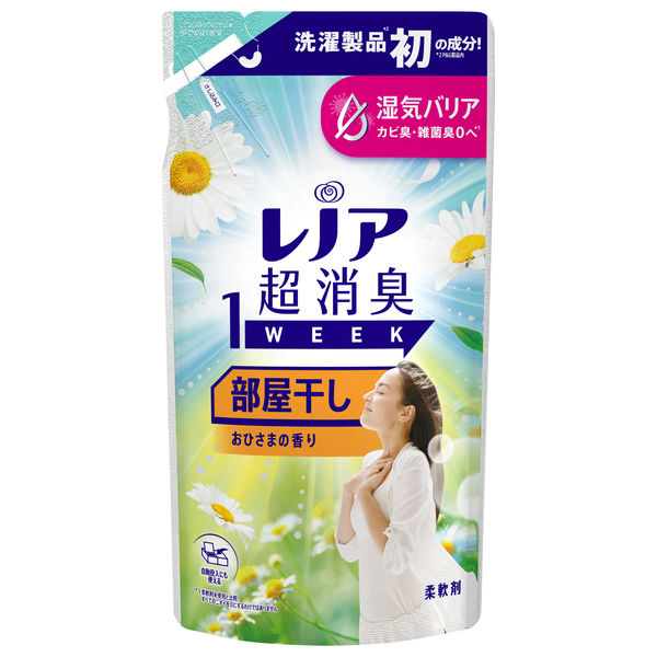 レノア超消臭１ｗｅｅｋ部屋干しおひさまの香りつめかえ用　３４０ｍｌ