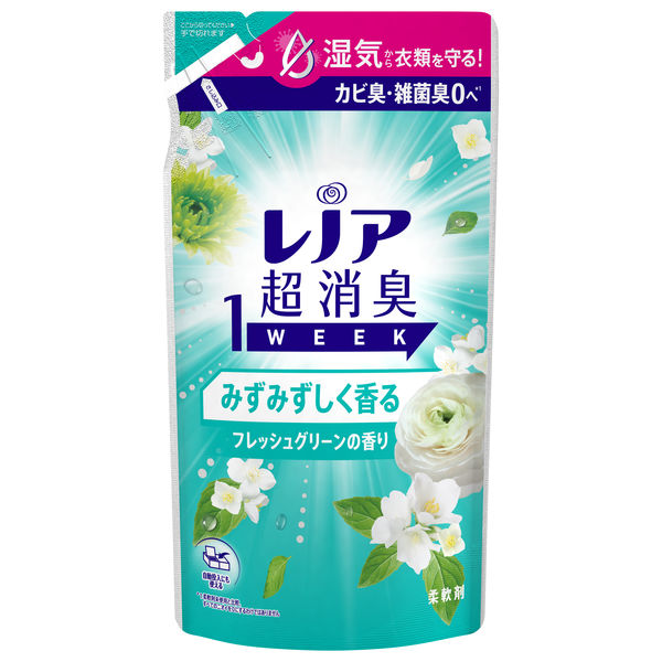 レノア超消臭１ｗｅｅｋみずみずしく香るフレッシュグリーンの香りつめかえ用　３４０ｍｌ