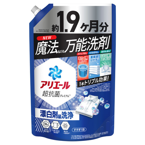 アリエールジェル　つめかえウルトラジャンボサイズ　１４００ｇ