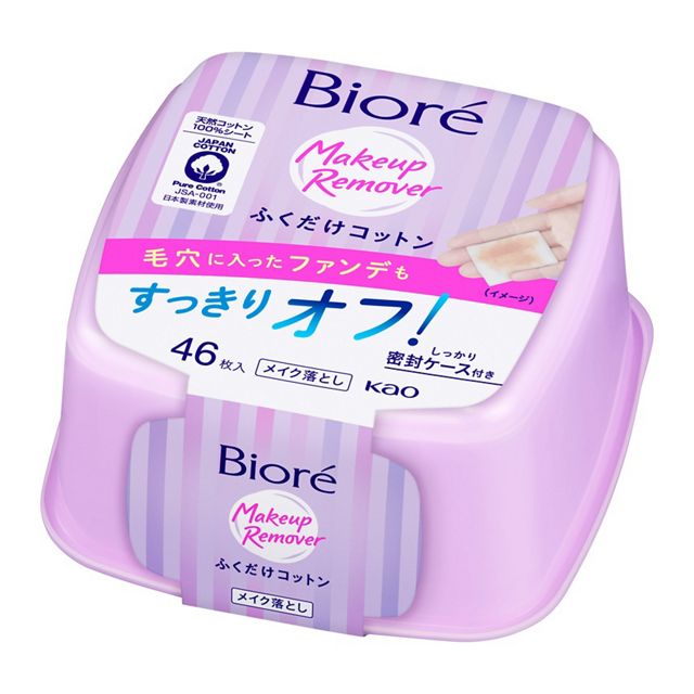 ビオレメイク落としふくだけコットン本体　４６枚
