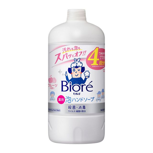 ビオレＵ泡ハンドソープフルーツの香り　詰替７７０ｍｌ