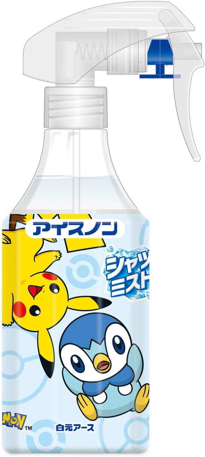 【白元アース】　アイスノン シャツミスト  ミントの香り ポケモンボトル