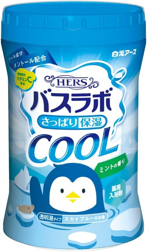 【医薬部外品】［白元アース］　HERSバスラボボトルクール ミントの香り　５００ｇ