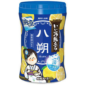 【医薬部外品】［白元アース］　いい湯旅立ちボトル　納涼にごり湯 八朔の香り　５００ｇ