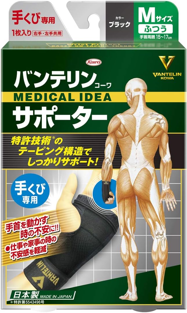 【興和】　バンテリンコーワ サポーター手くび用　Мサイズ　１枚