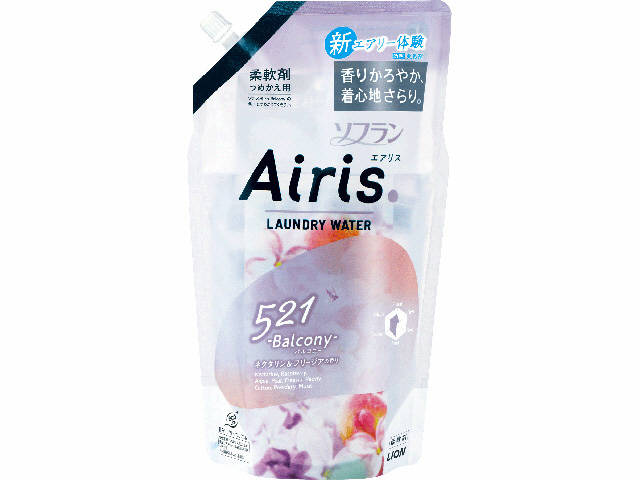 ライオン ソフラン Airis Balcony(バルコニー) 詰め替え 12個 - 洗濯洗剤