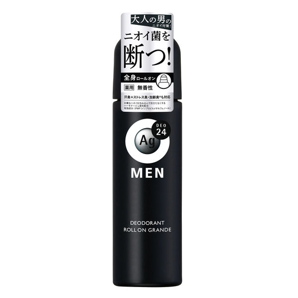 エージーデオ２４メン　メンズデオドラントロールオングランデ　無香性　120ml
