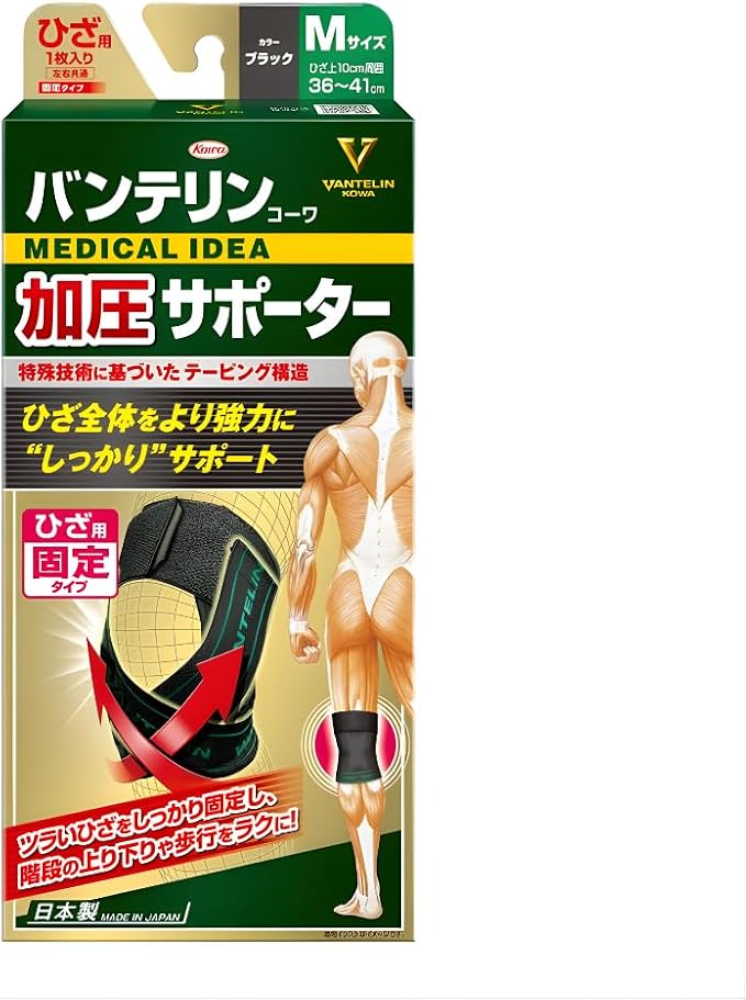 【興和】　バンテリンコーワ 加圧サポーター ひざ用　Мサイズ