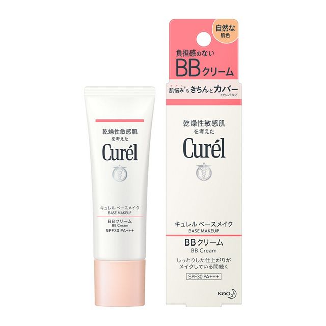 【花王】　キュレル　ベースメイク　ＢＢクリーム　自然な肌色　３５ｇ