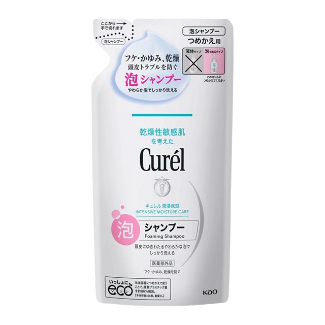 【花王】［医薬部外品］　キュレル　泡シャンプー　つめかえ用　３８０ｍｌ