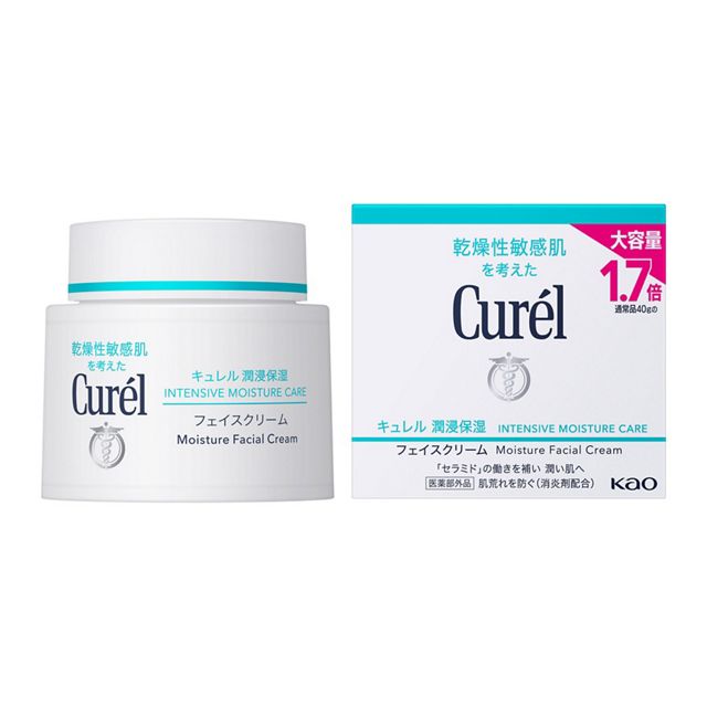 【花王】［医薬部外品］　キュレル　潤浸保湿　フェイスクリーム　７０ｇ