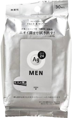 Ａｇ２４メン　フェイス＆ボディ　無香性　３０枚