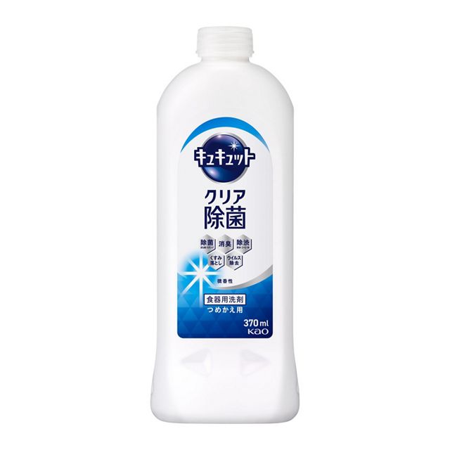 キュキュット　クリア除菌　つめかえ用　３７０ｍｌ