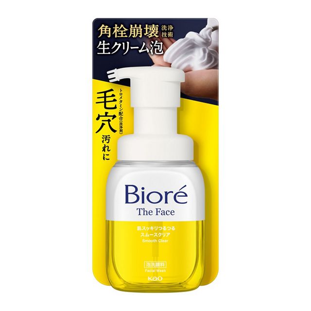 【花王】　ビオレ　ザフェイス　泡洗顔料　スムースクリア　本体