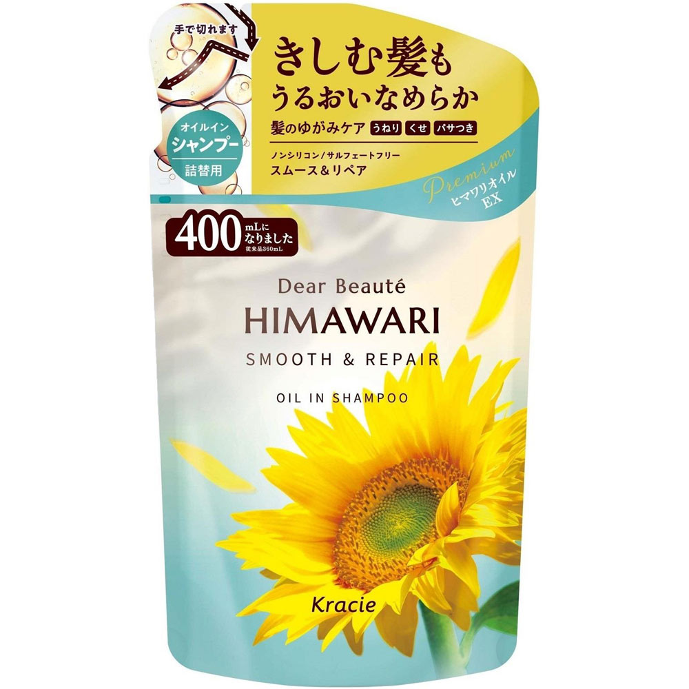 【クラシエ】　ディアボーテ　オイルインシャンプー（スムース＆リペア）　つめかえ用　４００ｍｌ