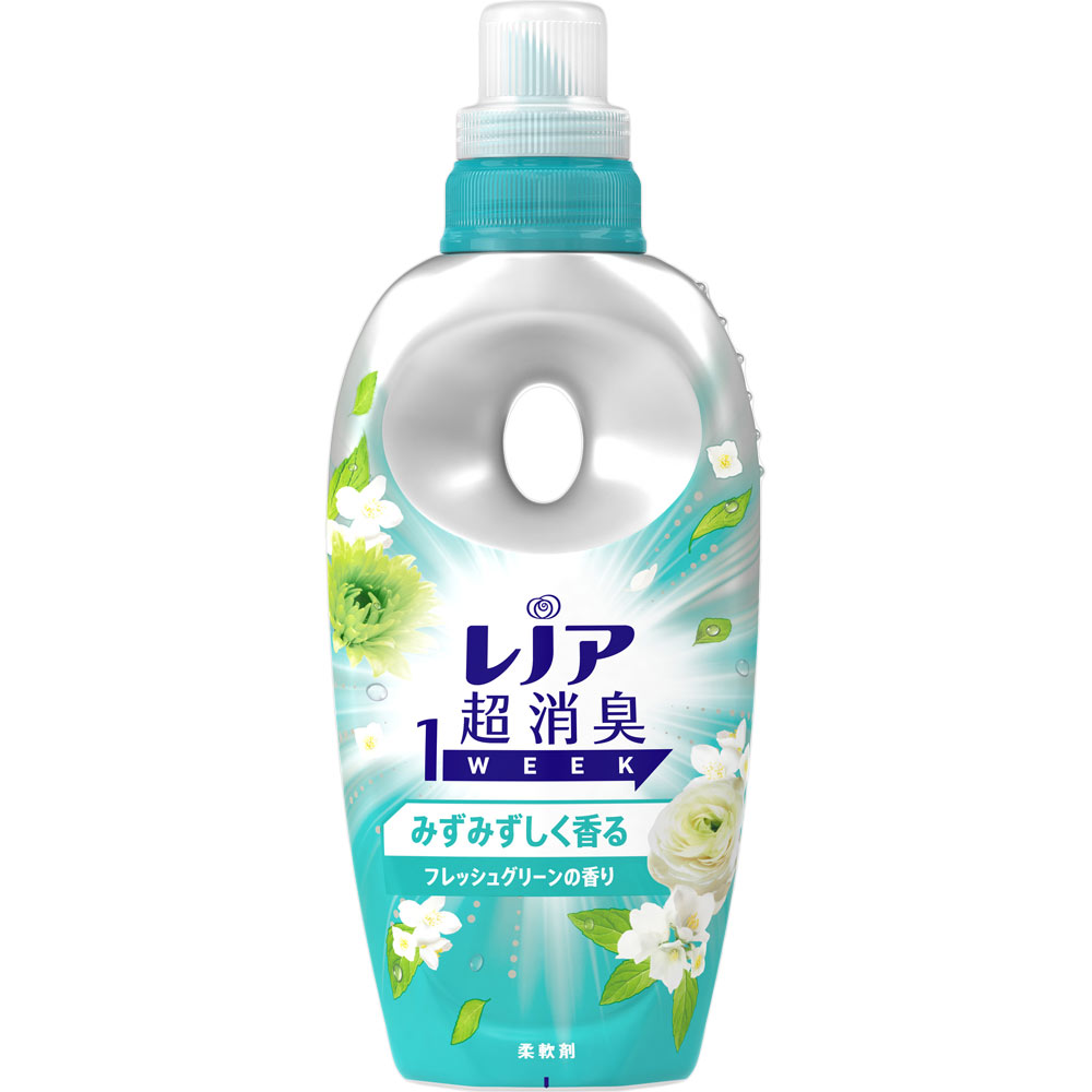レノア超消臭１ｗｅｅｋみずみずしく香るフレッシュグリーンの香り本体　４９０ｍｌ