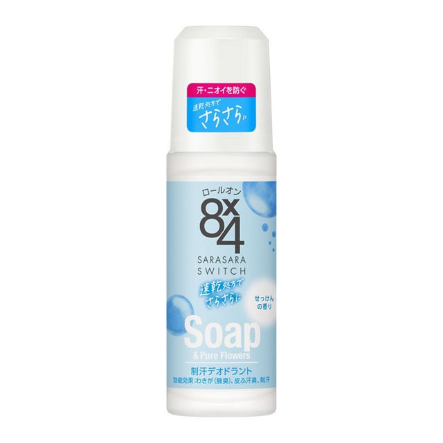 【花王】［医薬部外品］　８ｘ４　ロールオン　せっけんの香り　４５ｍｌ