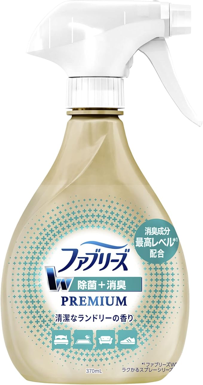 ファブリーズＷ除菌＋消臭プレミアムランドリーの香り　本体　３７０ml