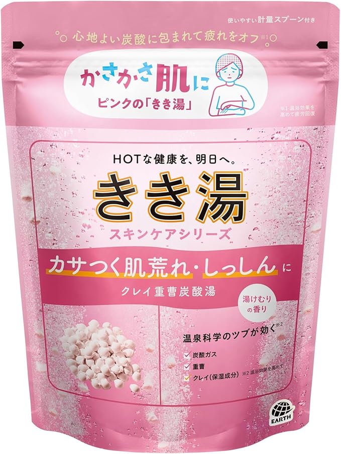 【アース製薬】［医薬部外品］　きき湯　クレイ重曹炭酸湯　３６０ｇ