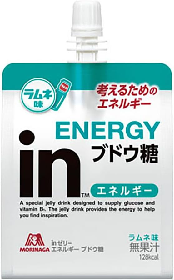 【森永製菓】 ｉｎゼリー エネルギー ブドウ糖 ラムネ味　１８０ｇ