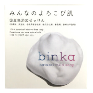 binka 無添加 ナチュラル マイルド ソープ（80g）